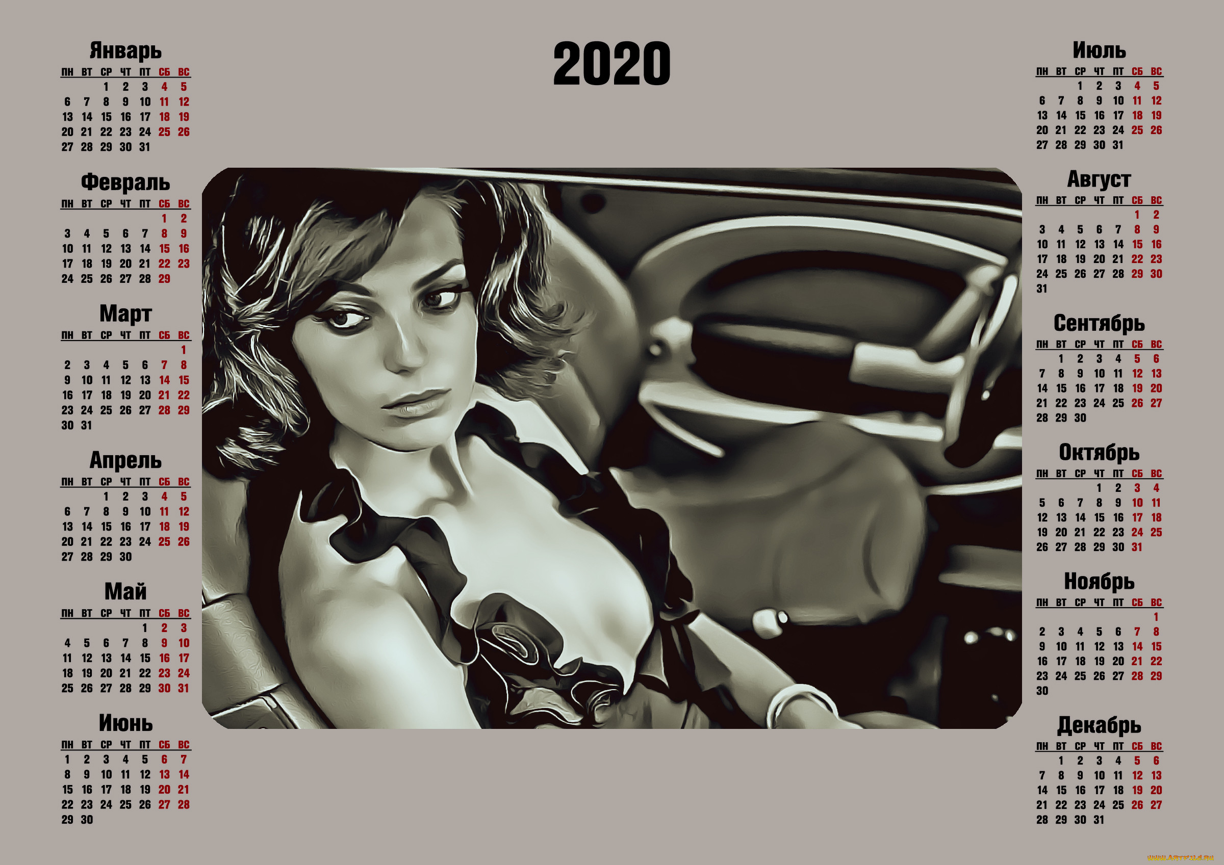 ,  , 2020, calendar, , , 